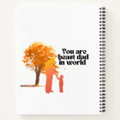 あなたは世界最高ののパパ – 心のこもったTypo ノートブック (裏面)