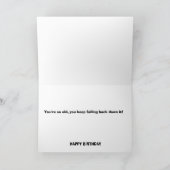 あなたは丘を越えてはいないが… カード (内部)