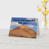 あなたは丘を越えてはいないが… カード (黄色い花)