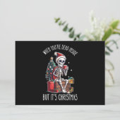 あなたは中で死んだがクリスマスのスケレット 招待状 (スタンド正面)