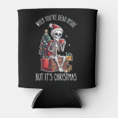 あなたは中で死んだがクリスマスのスケレット 缶クーラー (正面)