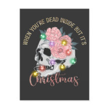 あなたは中に死んだがクリスマスの骸骨