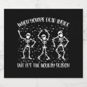 あなたは中に死んだがホリデーシーズン ビールラベル (シングルラベル)