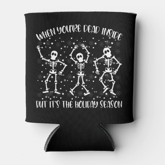 あなたは中に死んだがホリデーシーズン 缶クーラー (正面)