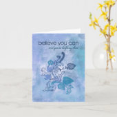 あなたは中途半端にそこにできます信じれば カード (黄色い花)