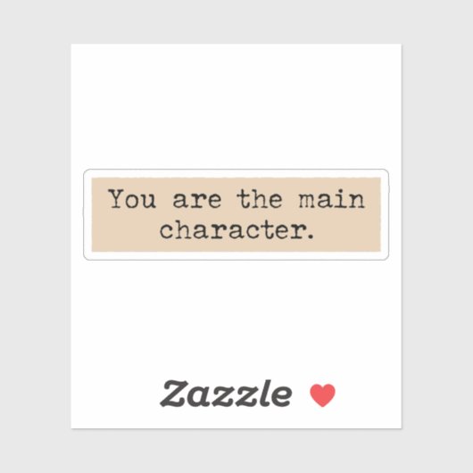 あなたは主なキャラクターダークアカデミズム美学 シール (シート)