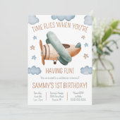 あなたは二面おもしろいを有すると時間が経つ誕生日 招待状 (スタンド正面)