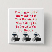 あなたは人のボタンを証明する 缶バッジ (正面)