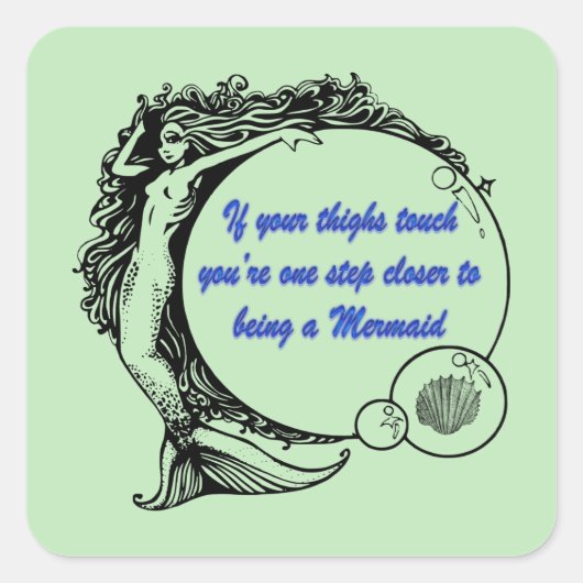 あなたは人魚 スクエアシール (正面)