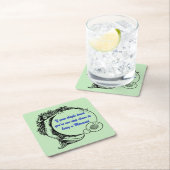 あなたは人魚 スクエアペーパーコースター (インサイチュ)