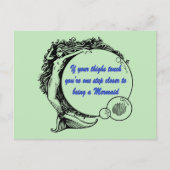 あなたは人魚 ポストカード (正面)