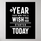 あなたは今日のギフトを始めやる気を起こさせるていた ポスター (正面)