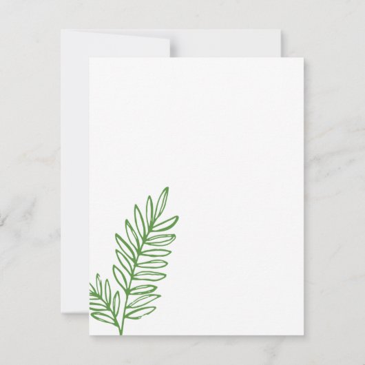 あなたは今日はどうやって成長するのか。 ノートカード (裏面)