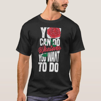 あなたは任意のバラBackprintのツリーを行うことができる Tシャツ