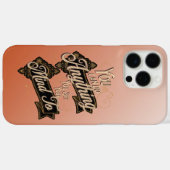 あなたは何でもできる引用文テラコッタピンク Case-Mate iPhoneケース (裏面 (横))