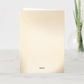 あなたは何でもできる引用文Brown Beige カード (裏面)