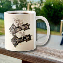 あなたは何でもできる引用文Brown Beige