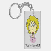 あなたは何歳おもしろい? キーホルダー (正面左)