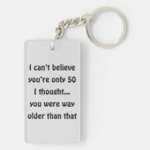 あなたは何歳おもしろい? キーホルダー (裏面)