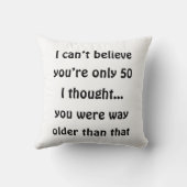 あなたは何歳おもしろい? クッション (裏面)