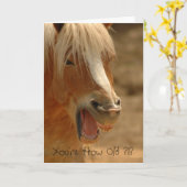 あなたは何歳?!? カード (黄色い花)