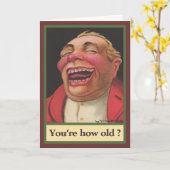 あなたは何歳？バースデー カード (黄色い花)