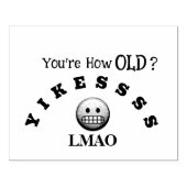 あなたは何歳？ ラバースタンプ (インプリント)