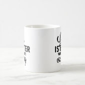 あなたは作ると命が伸びる コーヒーマグカップ (中央)