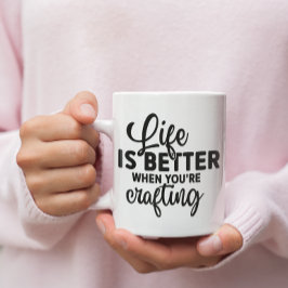 あなたは作ると命が伸びる コーヒーマグカップ