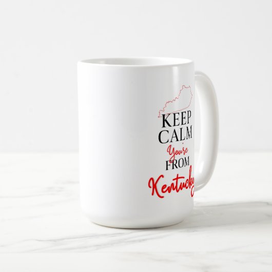 あなたは保ケンタッキーの心を静める コーヒーマグカップ (正面右)