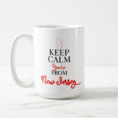 あなたは保ニュージャージー州からの静けさ コーヒーマグカップ (左)