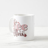 あなたは俺の手に入れおもしろいる コーヒーマグカップ (正面左)