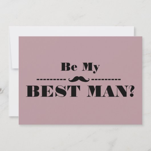 あなたは僕のベストマンになってくれますか 招待状 (正面)