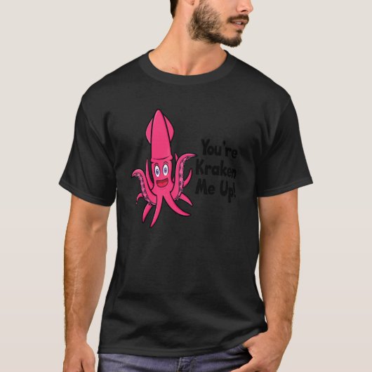 あなたは僕をクラーケンにさせる タコ イカ クラーケン 2 Tシャツ (正面)