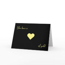 あなたは優しい心の持ち主です、カード