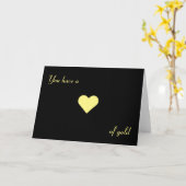 あなたは優しい心の持ち主です、カード カード (黄色い花)