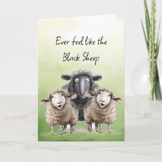 あなたは優れた勇気付けられるおもしろいユーモア カード (正面)