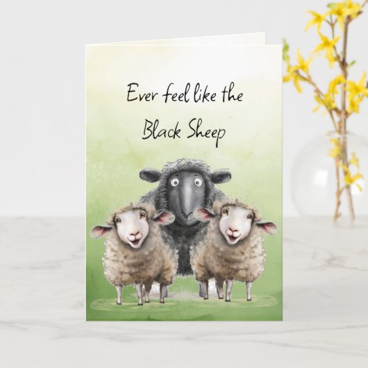 あなたは優れた勇気付けられるおもしろいユーモア カード (黄色い花)