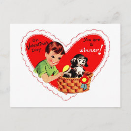 あなたは優勝バレンタイン シーズンポストカード