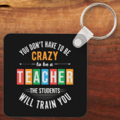 あなたは先生でなくてもよ熱狂するおもしろいい キーホルダー (裏面)