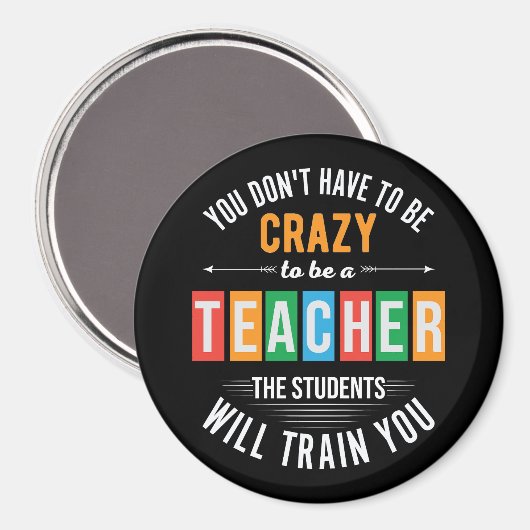 あなたは先生でなくてもよ熱狂するおもしろいい マグネット (正面/裏面)