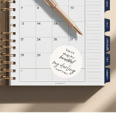 あなたは全く美しい - 雅歌4章7節 ラウンドシール