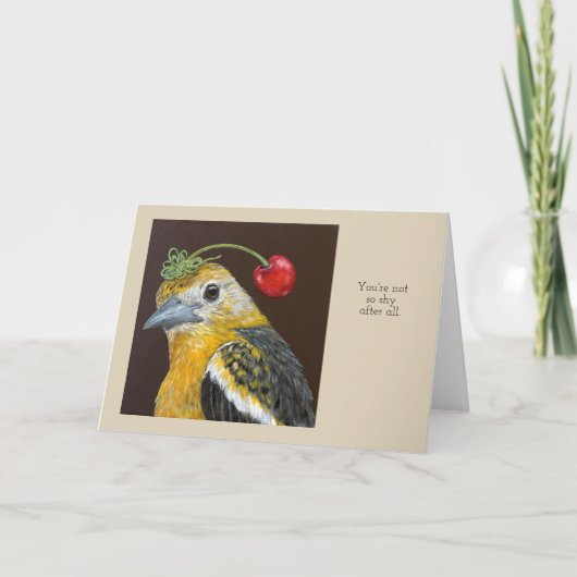 あなたは全てのカードに対してそれほど恥ずかしがらない カード (正面)