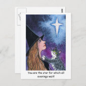 あなたは全ての夕べの星だ… ポストカード (正面/裏面)
