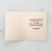 あなたは公式に古い誕生日カード カード (内部)