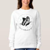 あなたは再び考え過ぎ，メンタルヘルス認識度 スウェットシャツ (正面)