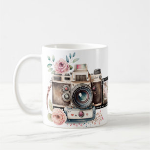 あなたは写真完 ヴィンテージ(写真付き) コーヒーマグカップ