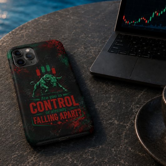 あなたは制御下にあるのか、それとも既に崩壊寸前なのか Bull Case-Mate iPhoneケース