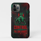 あなたは制御下にあるのか、それとも既に崩壊寸前なのか Bull Case-Mate iPhoneケース (裏面)