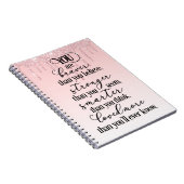 あなたは勇敢で強く愛頭が切れるされる… ノートブック (右側)